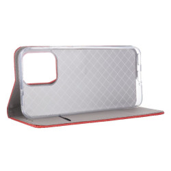 Etui Smart Magnet na telefon OPPO A6 Pro 5G CPH2781 czerwone