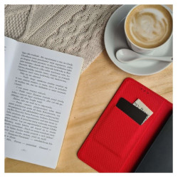 Etui Smart Magnet na telefon OPPO A6 Pro 5G CPH2781 czerwone