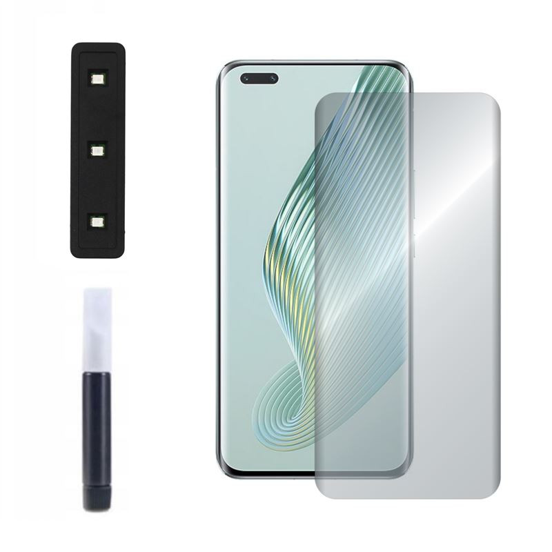 9H SZKŁO hartowane na telefon Honor Magic 5 Pro 5G UV + lampa