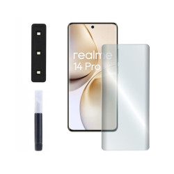 9H SZKŁO hartowane na telefon Realme 14 Pro 5G RMX5056 UV + lampa