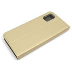 Etui Smart Magnet na telefon Samsung Galaxy M51 M515 złote