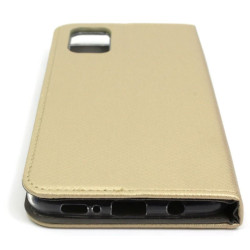 Etui Smart Magnet na telefon Samsung Galaxy M51 M515 złote