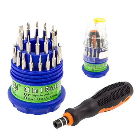 Zestaw Wkrętaków 31w1 Torx WK4 Magnetyczny do Elektroniki
