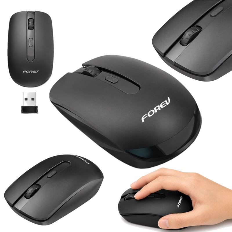 Mysz bezprzewodowa FV-180 do laptopa czarna