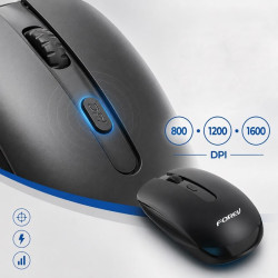 Mysz bezprzewodowa FV-180 do laptopa czarna