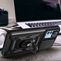 Etui pancerne CamShield Ring na telefon Xiaomi 12T 5G / 12T Pro 5G czarne