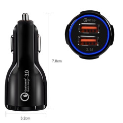 Ładowarka samochodowa QC 3.0 2x USB | Sklep online