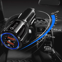 Ładowarka samochodowa QC 3.0 2x USB | Sklep online