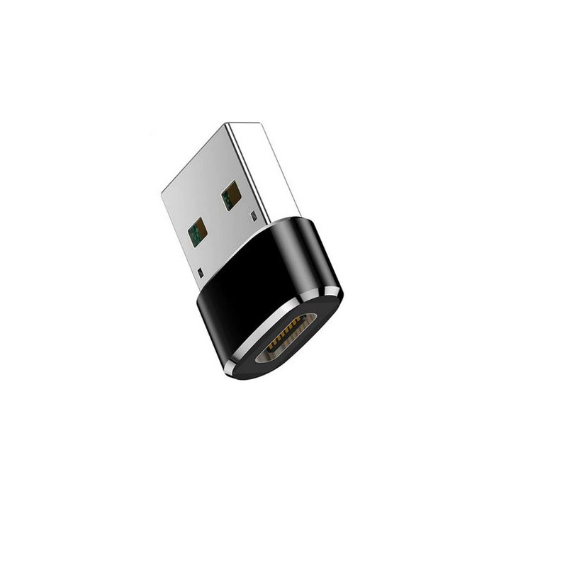 Przejściówka Adapter z USB Typ C na USB czarna