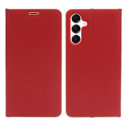 Etui Flip Vennus na telefon Samsung Galaxy A16 4G A165 / 5G A166 czerwone