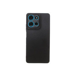Etui Jelly Case na telefon motorola moto g75 5G czarne matowe