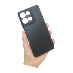 Etui Jelly Case na telefon motorola moto g75 5G czarne matowe