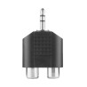Adapter audio jack 3.5mm na 2 x RCA cinch przejściówka AUX AD12