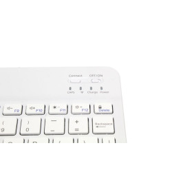 Klawiatura bluetooth UNIWERSALNA do tabletu biała