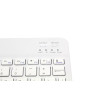 Klawiatura bluetooth UNIWERSALNA do tabletu biała