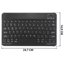 Klawiatura bluetooth UNIWERSALNA do tabletu czarna