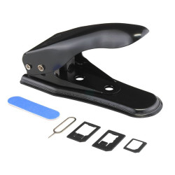 Wycinarka kart SIM micro nano 2w1 z adapterami