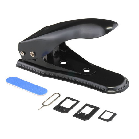 Wycinarka kart SIM micro nano 2w1 z adapterami