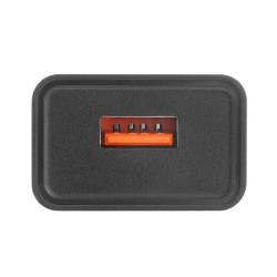 Ładowarka sieciowa do telefonu USB 12W 2,4A z kablem USB-C Quick Charge 3.0 SZYBKIE ŁADOWANIE czarna