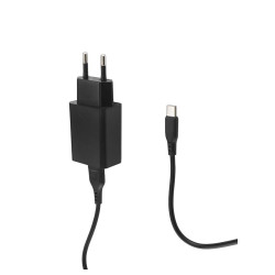 Ładowarka sieciowa do telefonu USB 12W 2,4A z kablem USB-C Quick Charge 3.0 SZYBKIE ŁADOWANIE czarna