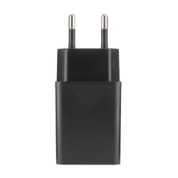 Ładowarka sieciowa do telefonu USB 12W 2,4A z kablem USB-C Quick Charge 3.0 SZYBKIE ŁADOWANIE czarna