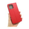 Etui Smart Magnet na telefon motorola moto g17 4G / g17 power 4G / g15 4G / g15 power 4G / g05 4G / e15 4G czerwone