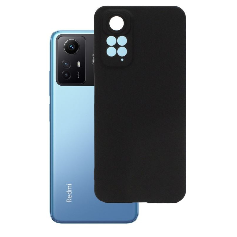 Etui Jelly Case na telefon Xiaomi Redmi Note 12S 4G LTE 23030RAC7Y czarne MATT