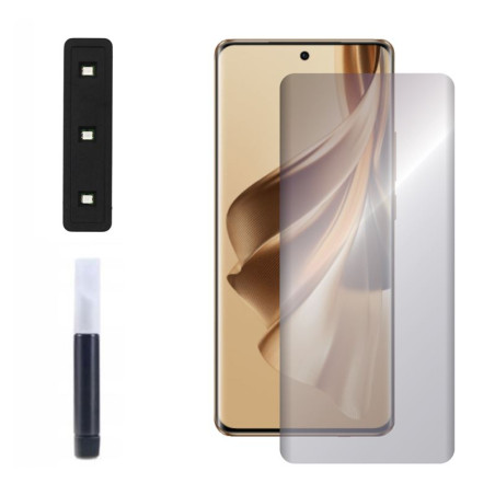 9H SZKŁO hartowane na telefon OPPO Reno 10 5G CPH2531 / 10 Pro 5G CPH2525 / Pro+ 5G CPH2521 UV + lampa