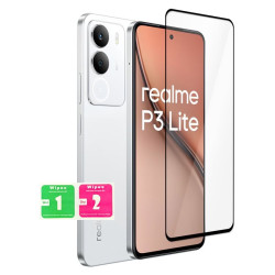 9D SZKŁO hartowane na telefon Realme P3 Lite 4G RMX5300 FULL GLUE