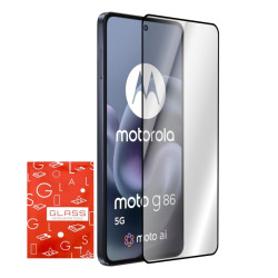 9H SZKŁO hartowane na telefon motorola moto g86 5G XT2527-2 / moto g86 power 5G XT2527-7 FULL 6D CF