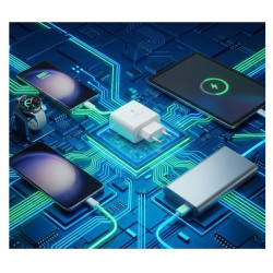 Ładowarka sieciowa USB Typ C USB-C PD Power Delivery QC 3.0 3,3A 18W SZYBKA biała