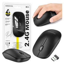 Myszka bezprzewodowa czarna BG14 do laptopa