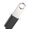 Adapter przejściówka USB Typ C USB-C HOST / USB USB-A na kablu OTG czarny