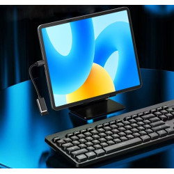 Adapter przejściówka USB Typ C USB-C HOST / USB USB-A na kablu OTG czarny