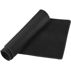 Podkładka pod myszkę i klawiaturę XL 80x30cm - antypoślizgowa gamingowa mata biurowa czarna