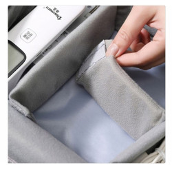 Organizer na kable saszetka podróżna etui torba do akcesoriów elektronicznych 25x18,5cm