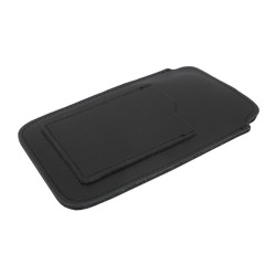 Etui Kieszonka skórzana CRAZY na telefon Apple iPhone 16 / 16 Pro czarne
