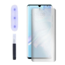 9H SZKŁO hartowane na telefon Huawei P30 Pro VOG-L29 UV + lampa