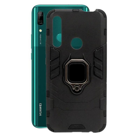 ETUI PANCERNE RING ARMOR na telefon Huawei P Smart Z / Y9 Prime 2019 / Honor 9X czarne