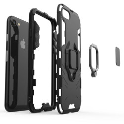 ETUI PANCERNE RING ARMOR na telefon Apple iPhone 7 / 8 / SE 2020 / SE 2022 czarne