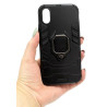 Etui pancerne Ring Armor na telefon Apple iPhone X / Xs czarne
