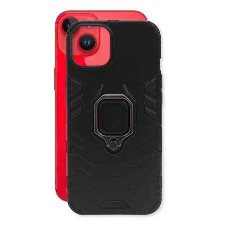 ETUI PANCERNE RING ARMOR na telefon Apple iPhone 13 A2482 / 14 A2882 czarne