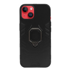 ETUI PANCERNE RING ARMOR na telefon Apple iPhone 13 A2482 / 14 A2882 czarne