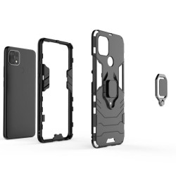 ETUI PANCERNE RING ARMOR na telefon OPPO A15 / A15s / A35 / Realme C12