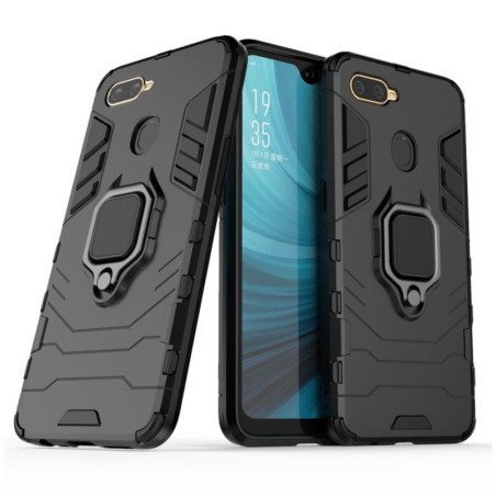 ETUI PANCERNE RING ARMOR na telefon OPPO A12 2020 CPH2077 czarne