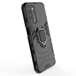 Etui pancerne Ring Armor na telefon OPPO A16 / A16s / A54s / A55 5G czarne