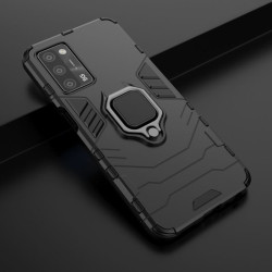 Etui pancerne Ring Armor na telefon OPPO A16 / A16s / A54s / A55 5G czarne