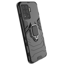 Etui pancerne Ring Armor na telefon OPPO Reno 5 Lite / Reno 5F / A94 / F19 Pro czarne