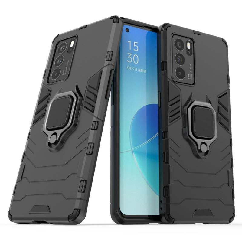 ETUI PANCERNE RING ARMOR na telefon OPPO Reno 6 Pro 5G CPH2249 czarne