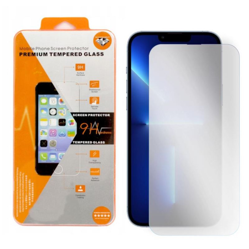 9H SZKŁO hartowane na telefon Apple iPhone 14+ A2886 / 13 Pro Max A2643 pomarańczowe opakowanie